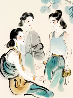 鲍女士年轻漂亮